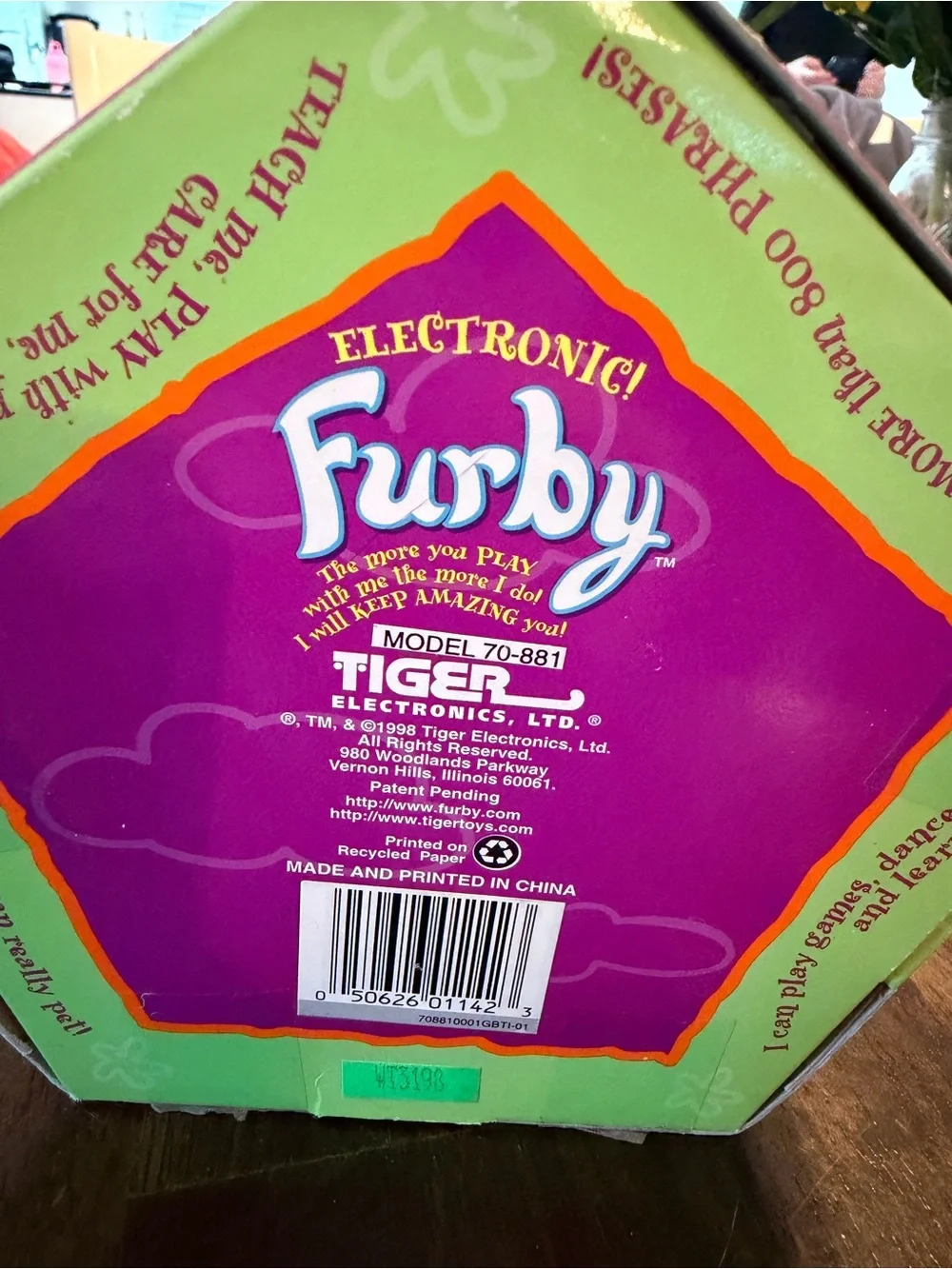 Limited Edition 1998 Hi C Furby Model 70-881
